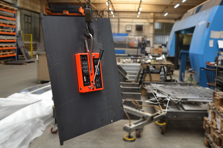 Zastosowanie magnesu manipulacyjnego GP 250